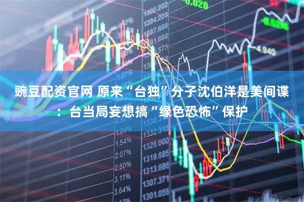 豌豆配资官网 原来“台独”分子沈伯洋是美间谍：台当局妄想搞“绿色恐怖”保护